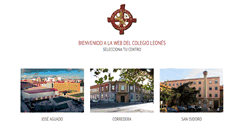 Desktop Screenshot of colegioleones.com
